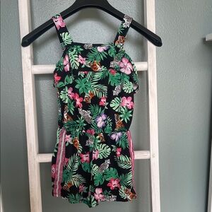 Wonder Nation Tropical Floral Kids Romper